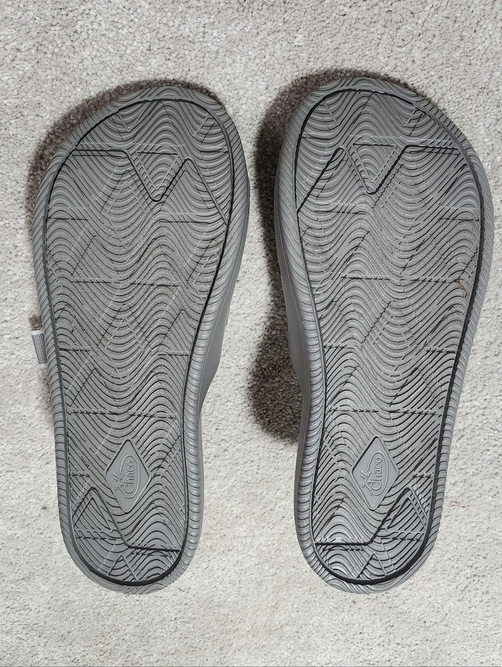 Chaco‎ Men's Chillos Summer Slide Sandal Shoe Grey Size 10